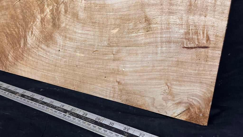 Shelving, shelf, ledge, rippled hornbeam 884 L x 369 W x 23 D mm          (796)