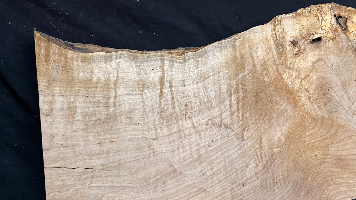 Shelving, shelf, ledge, rippled hornbeam 950 L x 394 W x 34 D mm          (801)