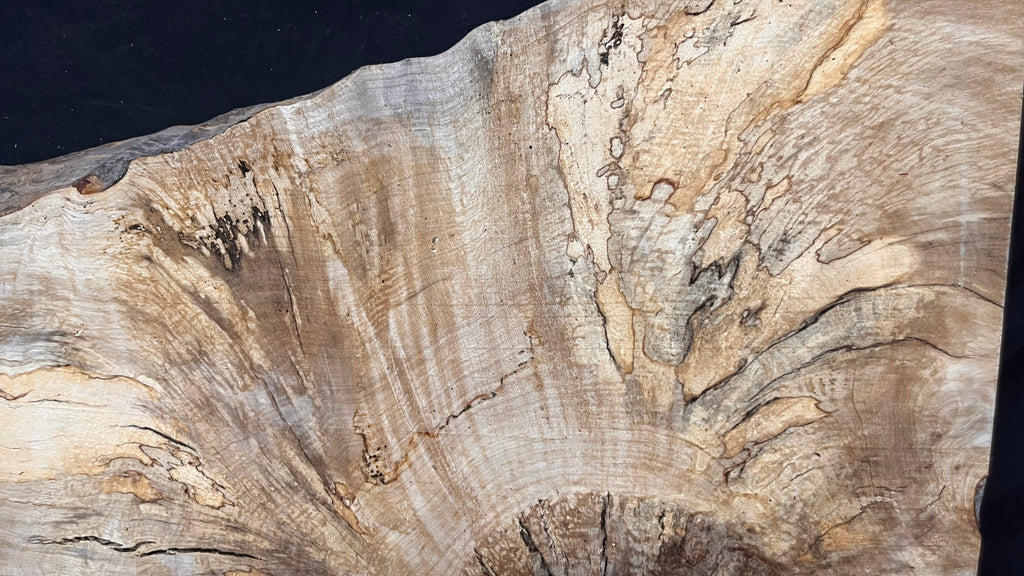 Resin table top, rippled hornbeam 1370 L x 430 W x 35 D mm          (803)
