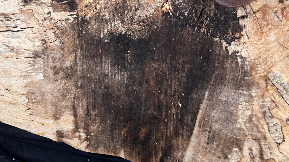 Resin table top, rippled hornbeam 1370 L x 430 W x 35 D mm          (803)