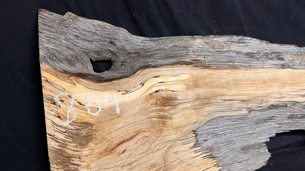 Resin table top, rippled hornbeam 1427 L x 354 W x 30 D mm          (804)