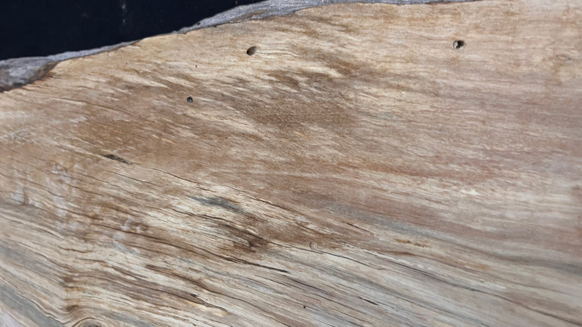 Resin table top, rippled hornbeam 1427 L x 354 W x 30 D mm          (804)