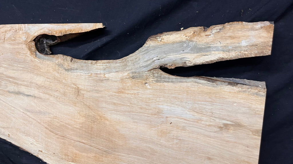 Resin table top, rippled hornbeam 1427 L x 354 W x 30 D mm          (804)