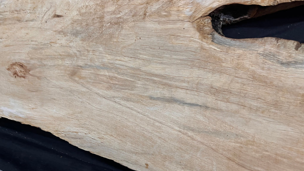 Resin table top, rippled hornbeam 1427 L x 354 W x 30 D mm          (804)