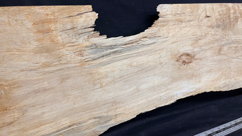 Resin table top, rippled hornbeam 1427 L x 354 W x 30 D mm          (804)
