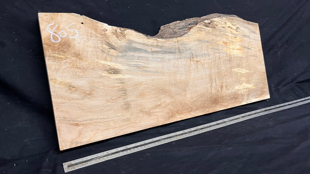 Resin table top, rippled hornbeam 748 L x 340 W x 37 D mm          (805)