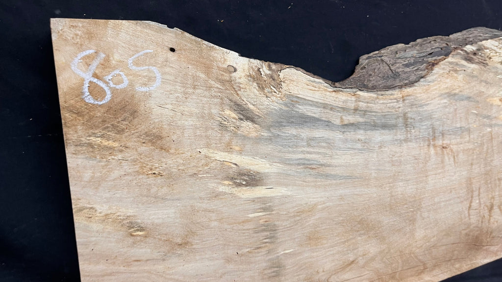 Resin table top, rippled hornbeam 748 L x 340 W x 37 D mm          (805)