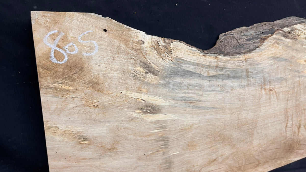 Resin table top, rippled hornbeam 748 L x 340 W x 37 D mm          (805)