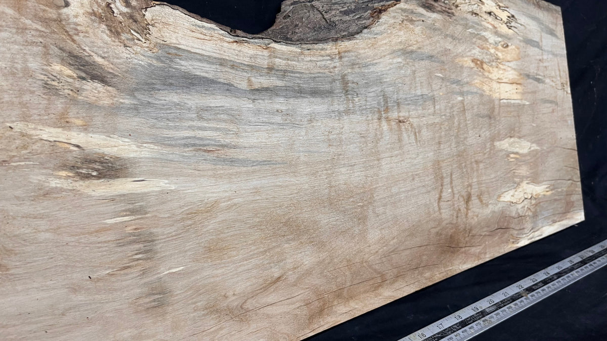 Resin table top, rippled hornbeam 748 L x 340 W x 37 D mm          (805)