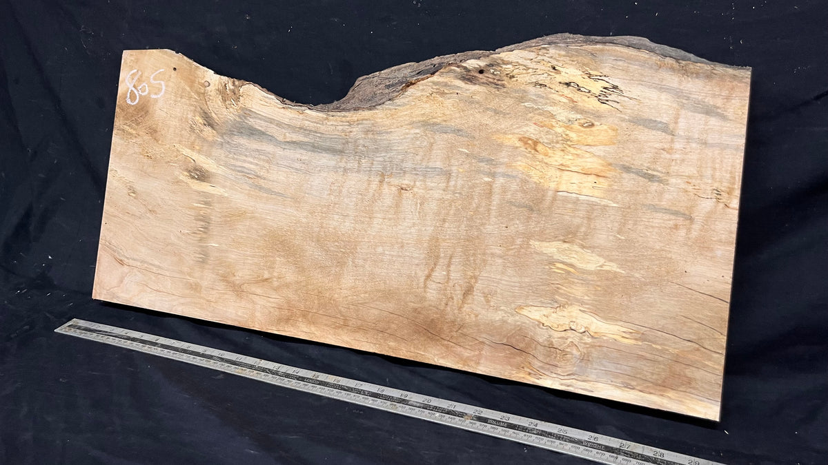 Resin table top, rippled hornbeam 748 L x 340 W x 37 D mm          (805)