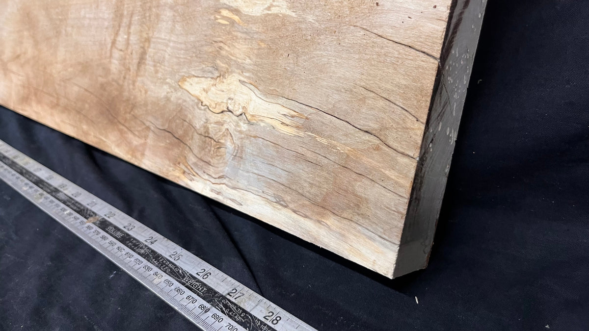 Resin table top, rippled hornbeam 748 L x 340 W x 37 D mm          (805)