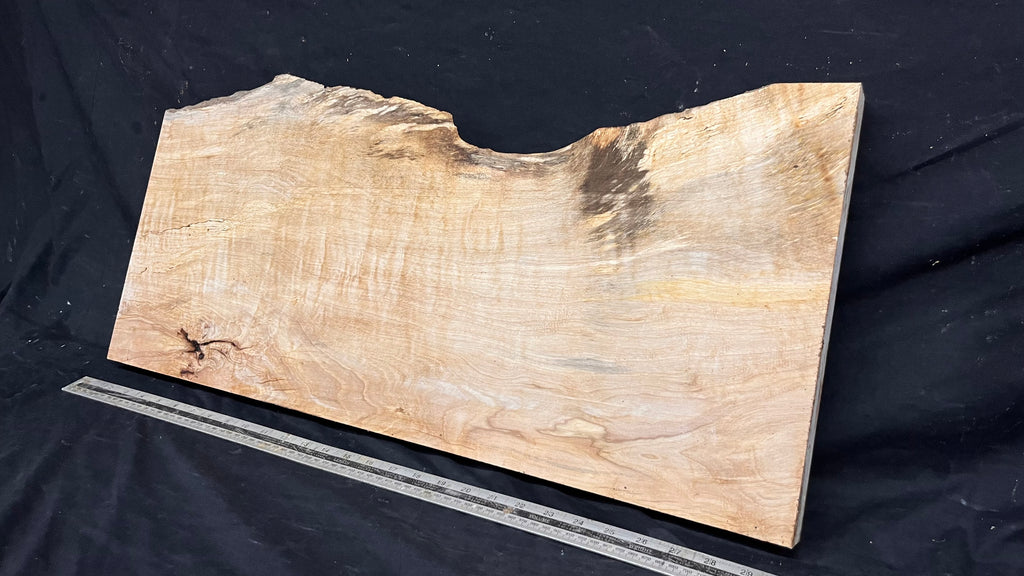 Resin table top, rippled hornbeam 748 L x 340 W x 37 D mm          (805)