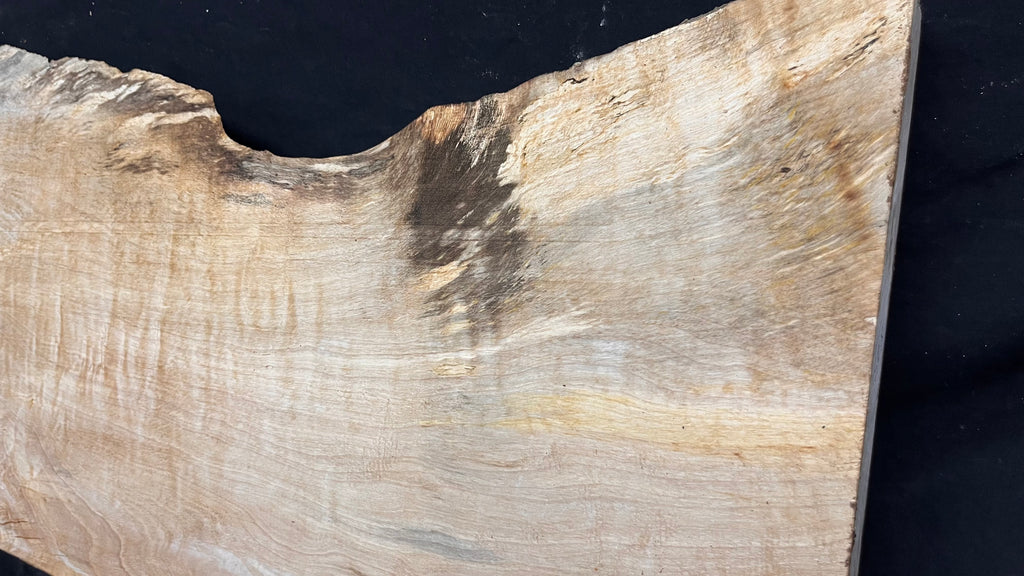 Resin table top, rippled hornbeam 748 L x 340 W x 37 D mm          (805)