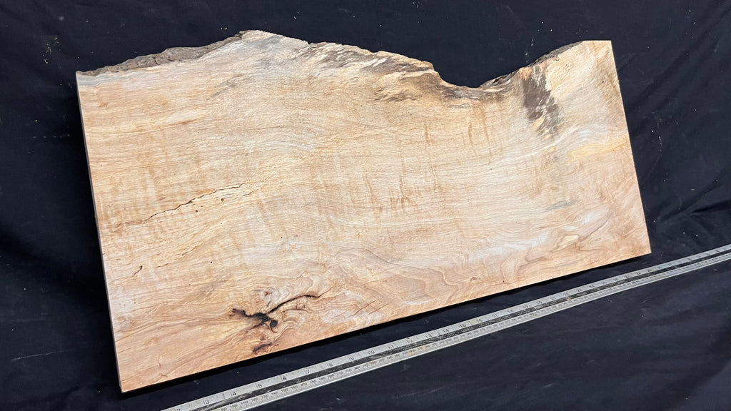 Resin table top, rippled hornbeam 748 L x 340 W x 37 D mm          (805)