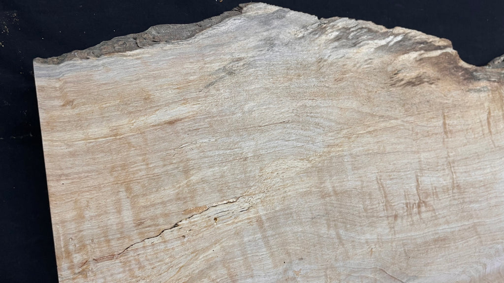 Resin table top, rippled hornbeam 748 L x 340 W x 37 D mm          (805)