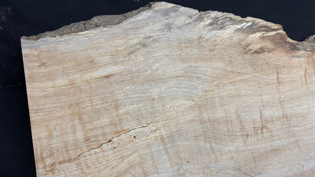 Resin table top, rippled hornbeam 748 L x 340 W x 37 D mm          (805)