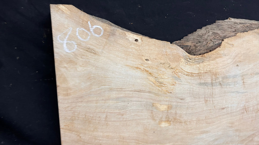 Resin table top, rippled hornbeam 799 L x 350 W x 41 D mm          (806)