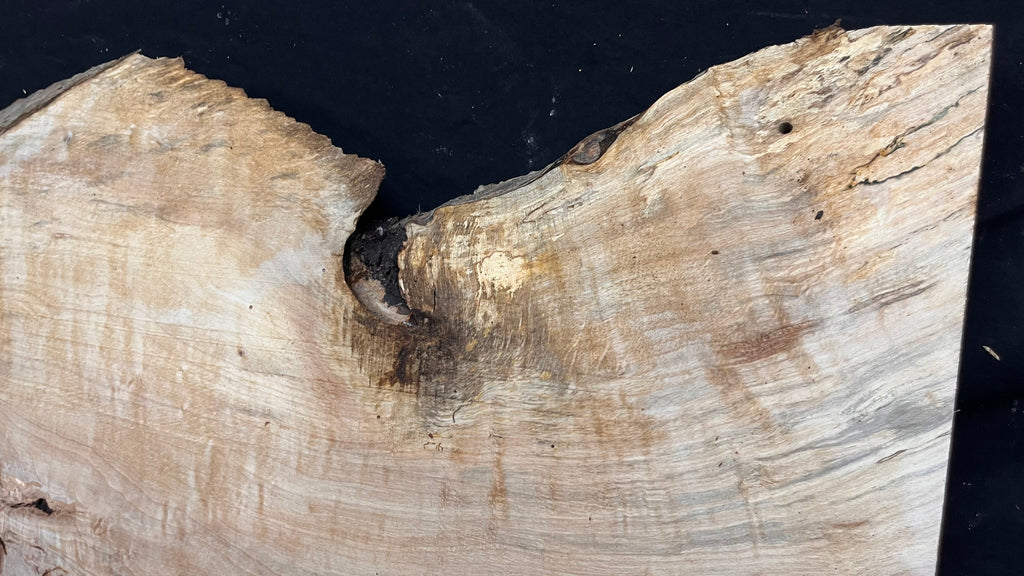 Resin table top, rippled hornbeam 799 L x 350 W x 41 D mm          (806)