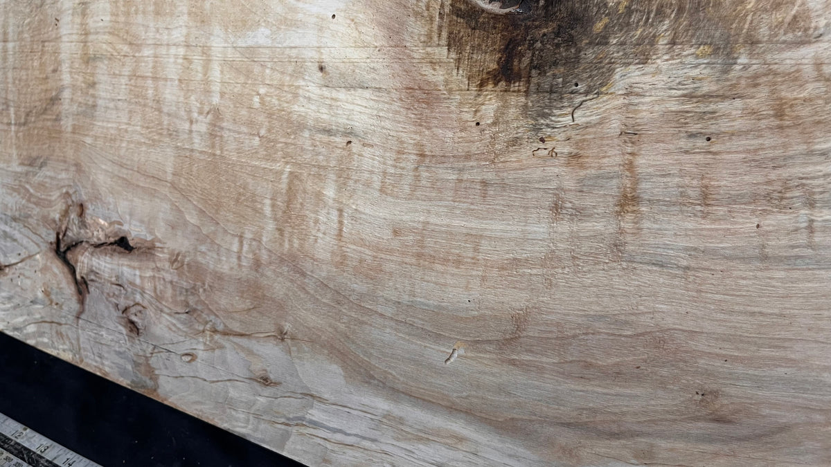 Resin table top, rippled hornbeam 799 L x 350 W x 41 D mm          (806)