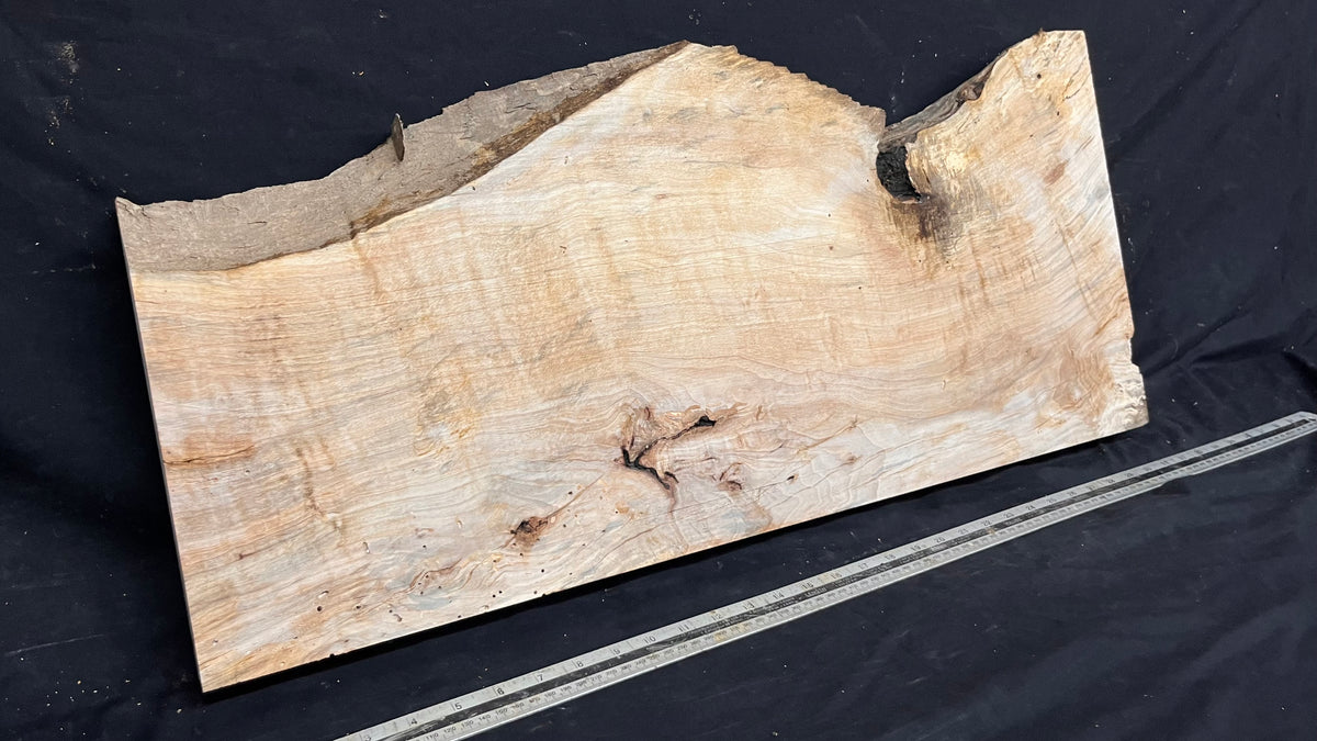 Resin table top, rippled hornbeam 799 L x 350 W x 41 D mm          (806)