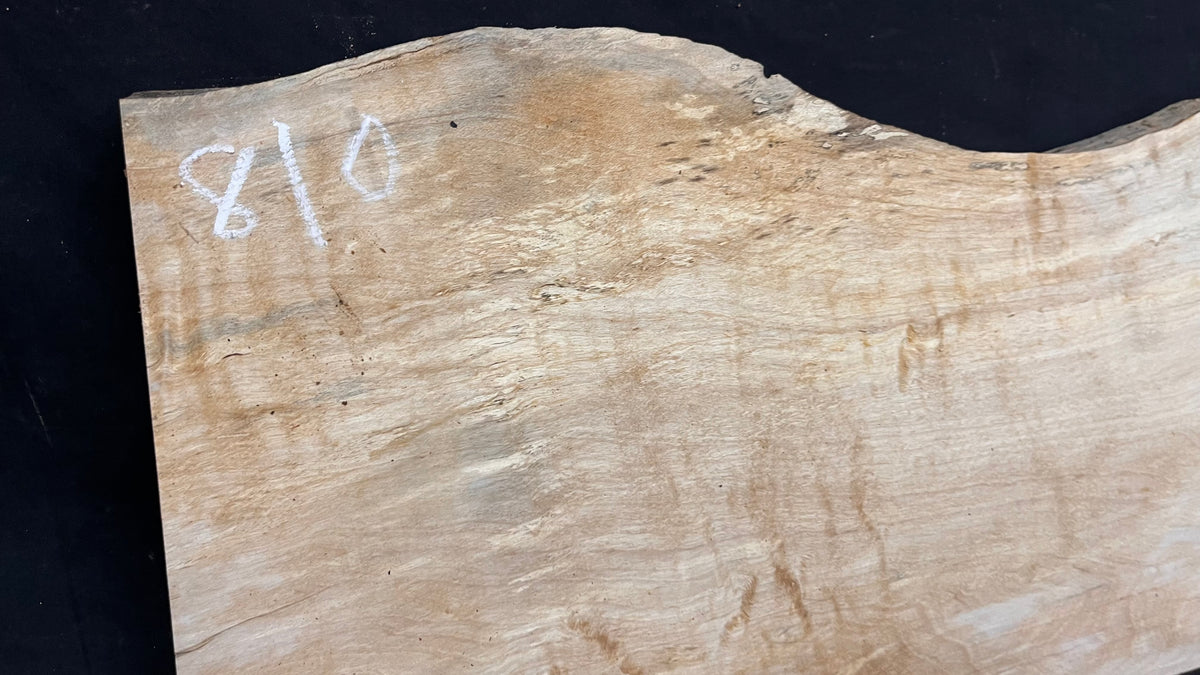 Resin table project, rippled hornbeam 748 L x 317 W x 41 D mm          (810)