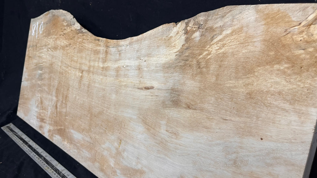 Resin table project, rippled hornbeam 748 L x 317 W x 41 D mm          (810)