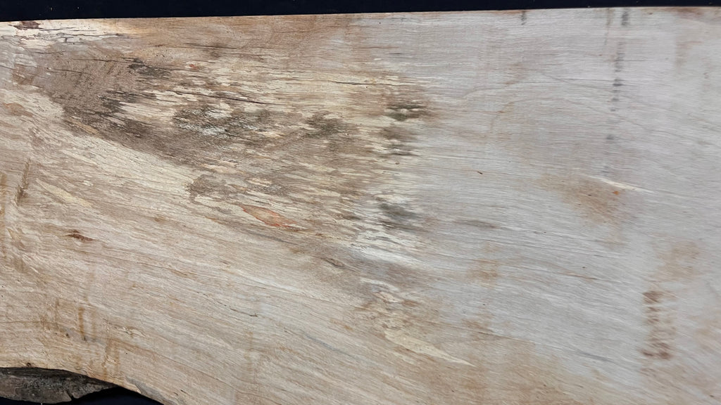 Resin table project, rippled hornbeam 748 L x 317 W x 41 D mm          (810)