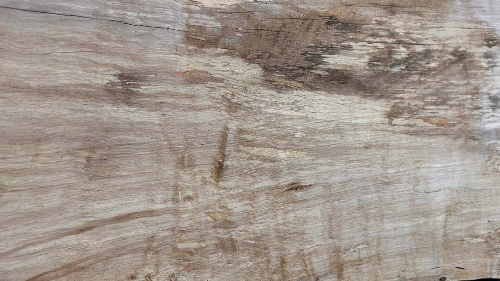 Resin table project, rippled hornbeam 748 L x 317 W x 41 D mm          (810)