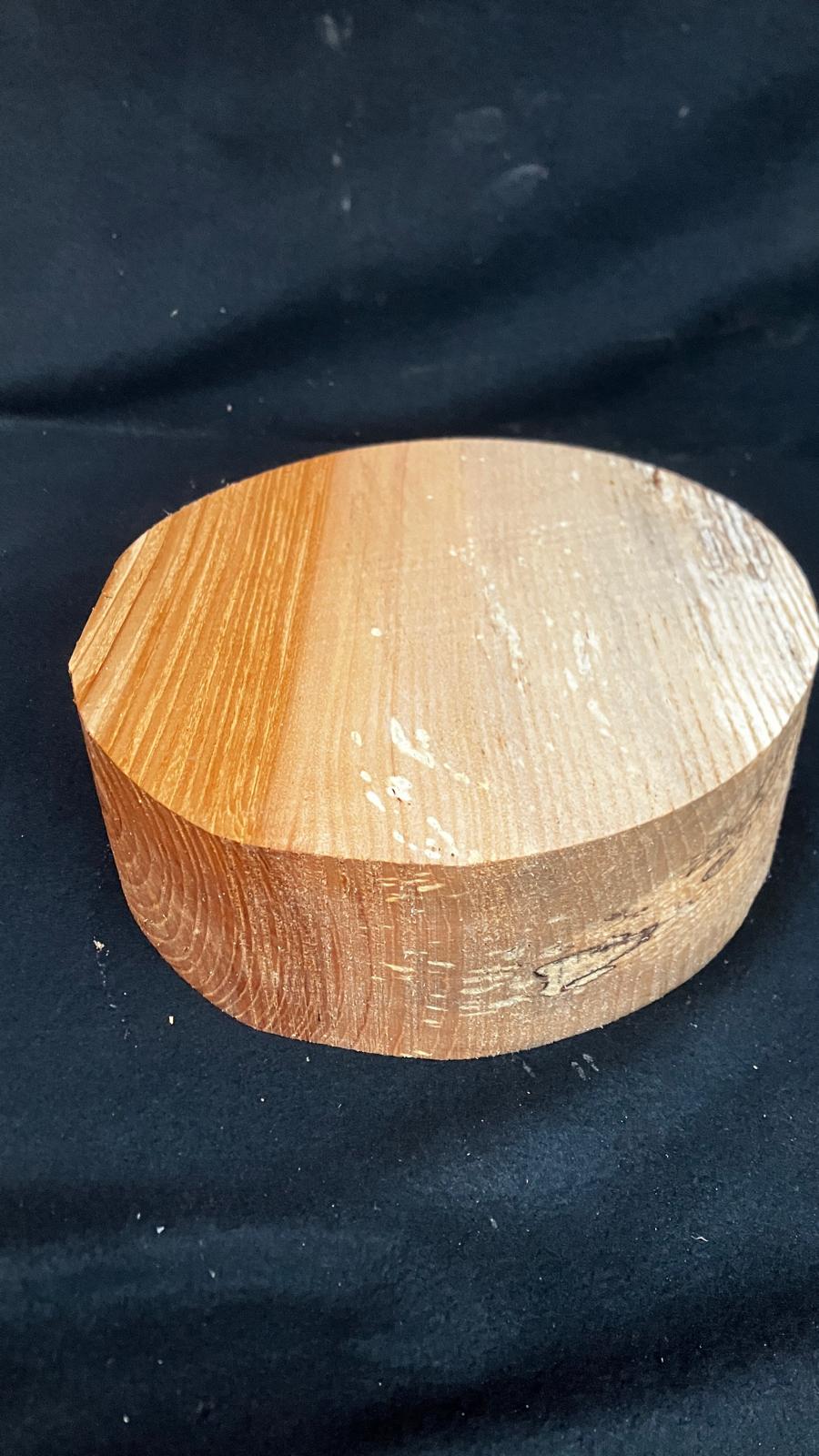 A Grade dry 9.5" x 3 3/4" olive ash, large wood turning blank  (914)