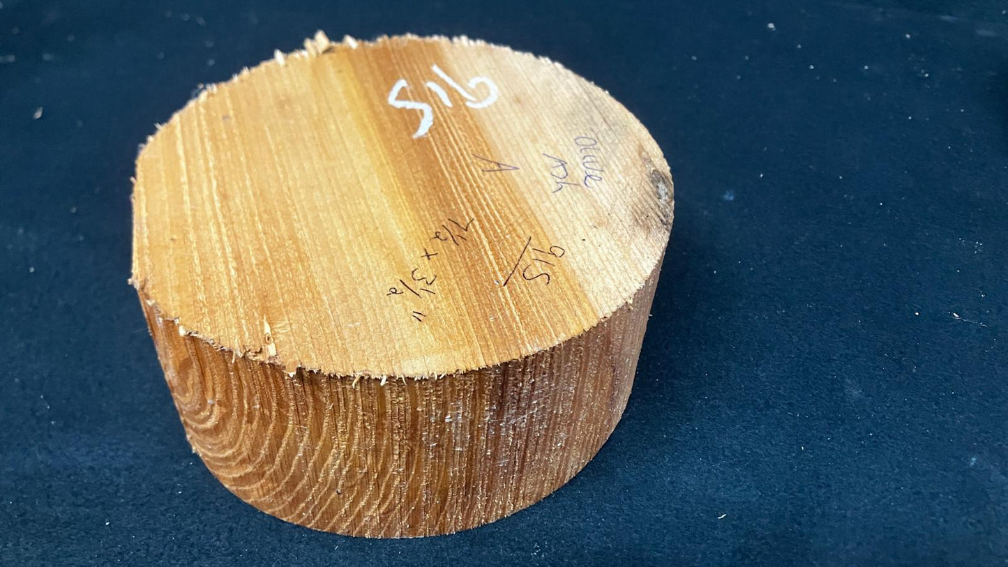 A Grade dry 7.5" x 3.5" olive ash, large wood turning blank  (915)