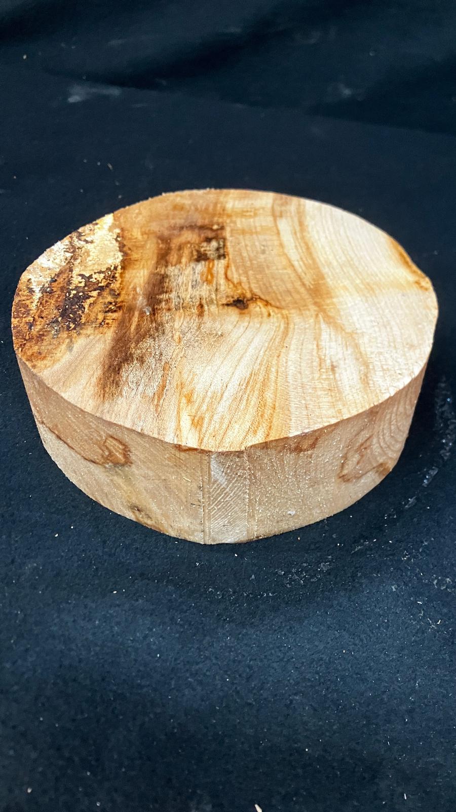 A Grade dry 8" x 2.5" Sycamore wood turning blank  (917)