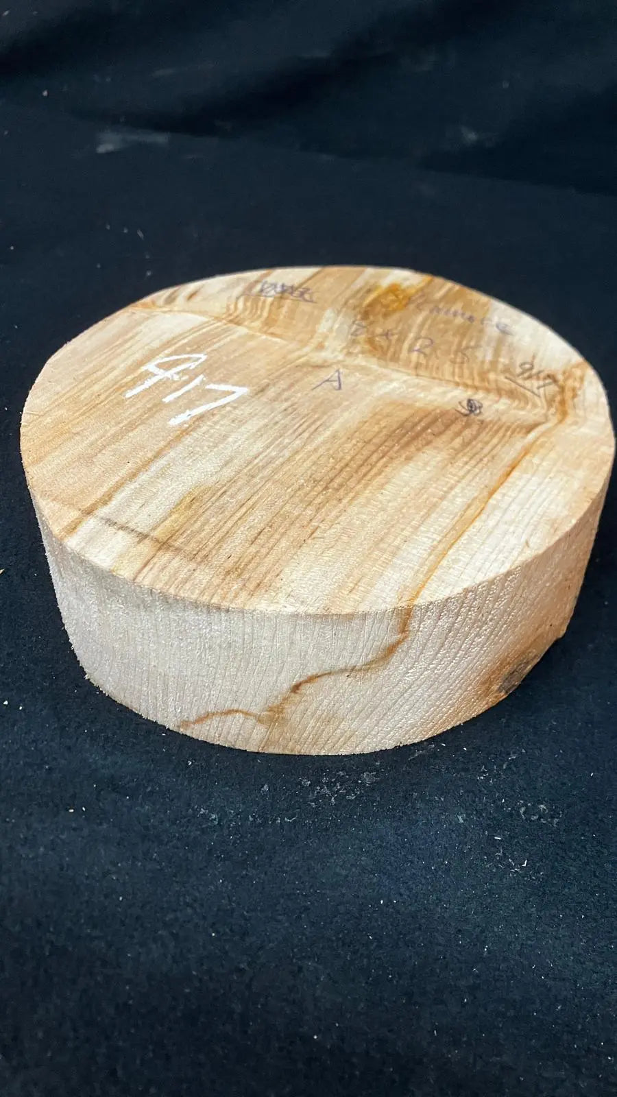 A Grade dry 8" x 2.5" Sycamore wood turning blank  (917) Wood Turning Blanks A, B & C Grade