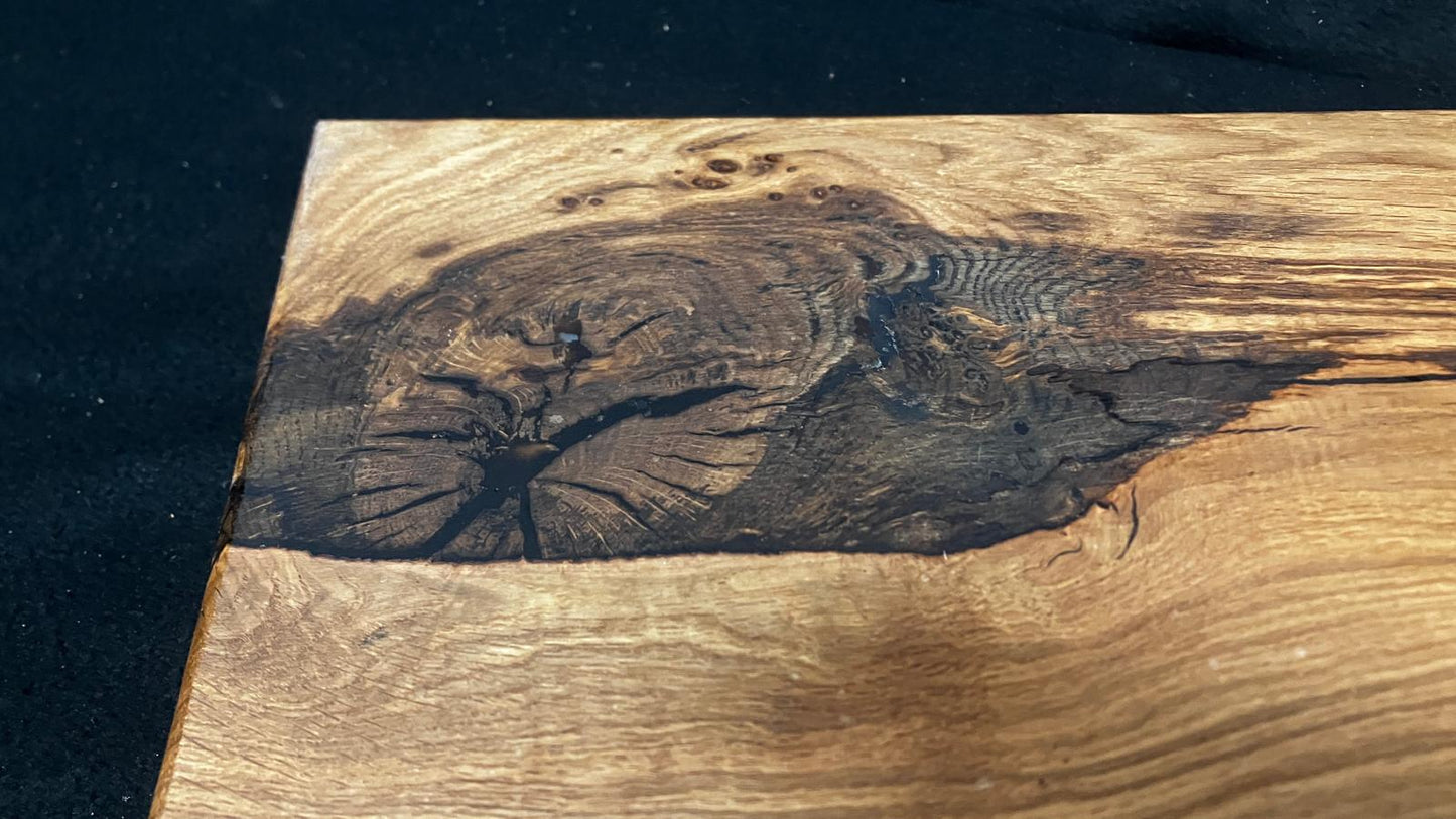 Small chunky oak hardwood chopping board  (916)