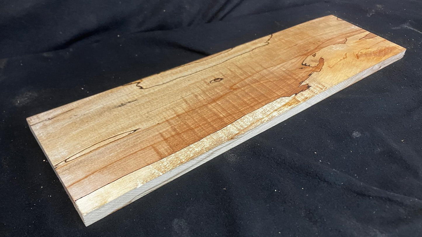 Spalted beech tone wood 654 L x 185 W x 20 D (mm)    (919)