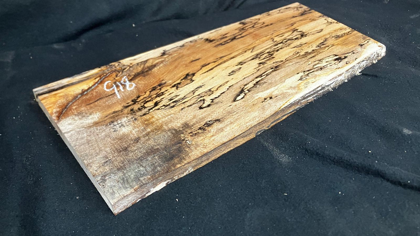 Spalted beech tone wood 546 L x 215 W x 18 D (mm)    (918)