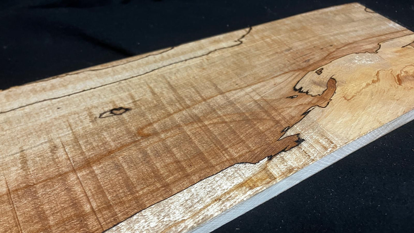 Spalted beech tone wood 654 L x 185 W x 20 D (mm)    (919)