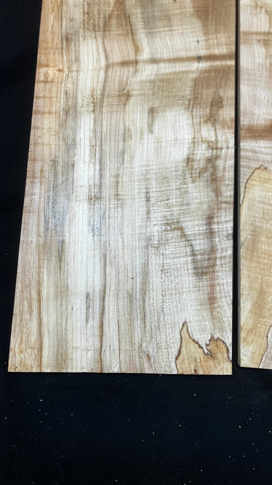 Sycamore bookmatched tone wood guitar drop tops    (924)