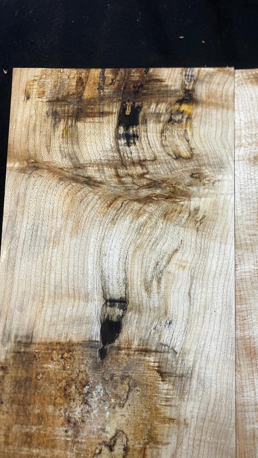 Sycamore bookmatched tone wood guitar drop tops    (926)