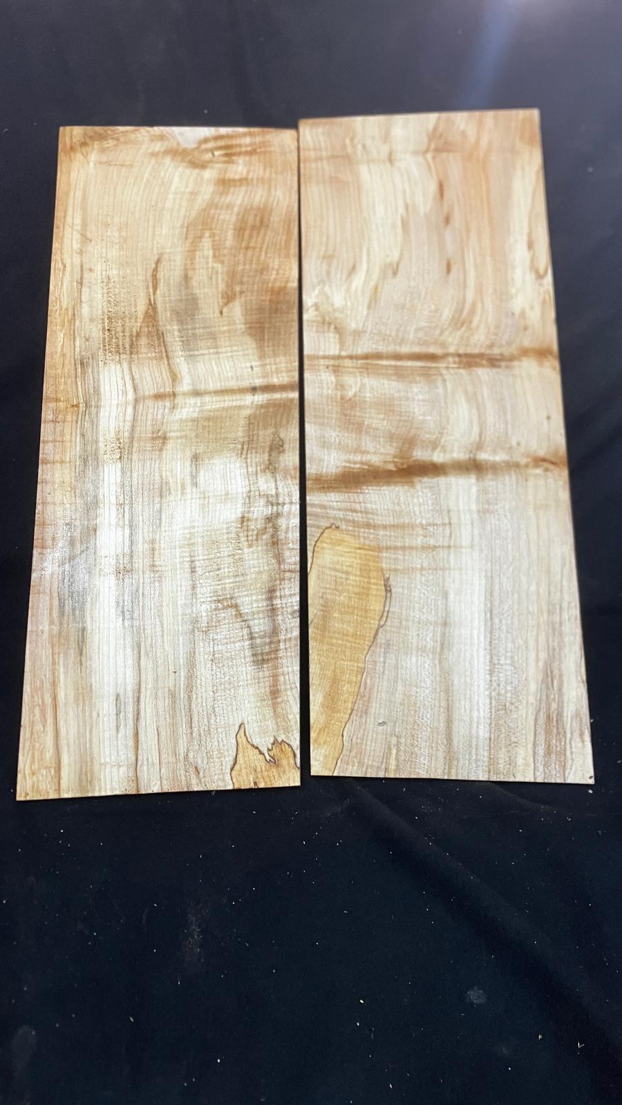 Sycamore bookmatched tone wood guitar drop tops    (924)