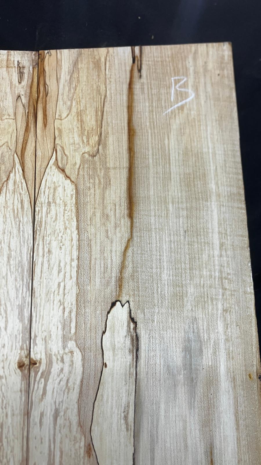 Sycamore bookmatched tone wood guitar drop tops    (923)