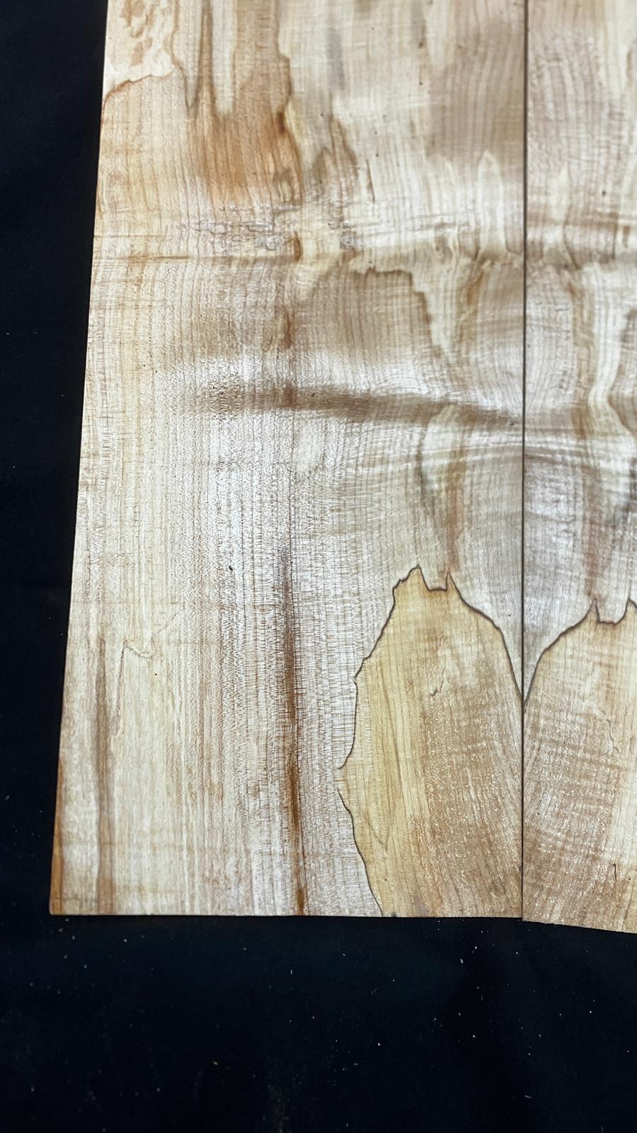 Sycamore bookmatched tone wood guitar drop tops    (924)