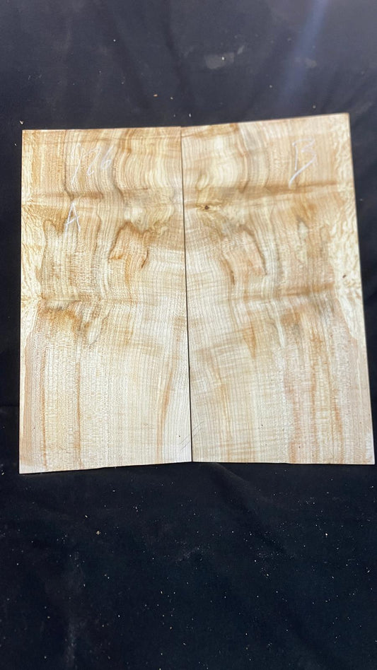 Sycamore bookmatched tone wood guitar drop tops    (926)