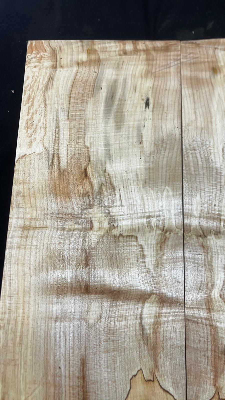 Sycamore bookmatched tone wood guitar drop tops    (924)