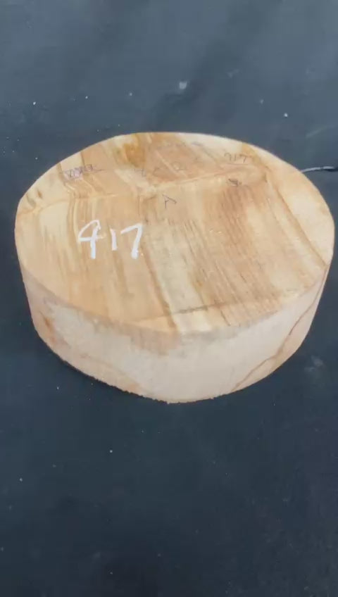 A Grade dry 8" x 2.5" Sycamore wood turning blank  (917)